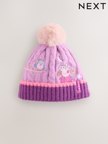 Purple Peppa Pig Beanie (1-10yrs) (F45014) | £14
