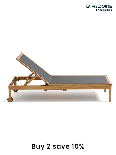 La Redoute Intérieurs Acacia Limbo Adjustable Acacia Garden Sun Lounger (F45406) | £335