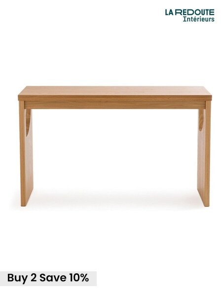 La Redoute Intérieurs Oak Minimal Veneer Console Table (F45407) | £650