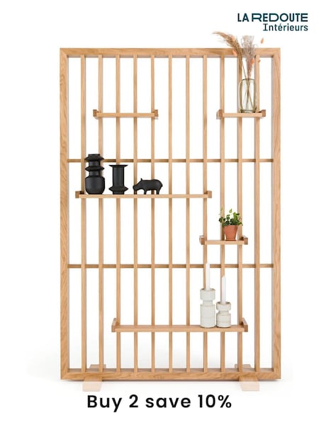 La Redoute Intérieurs Oak Mineva Veneer Divider Screen (F45416) | £750