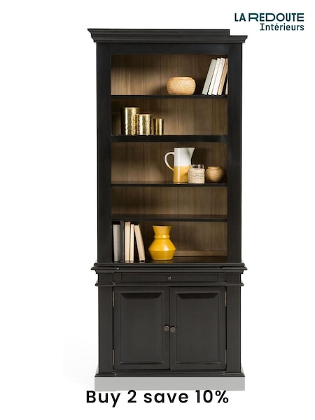 La Redoute Intérieurs Black Lipstick Apthocary Cabinet in Solid Pine (F45429) | £900