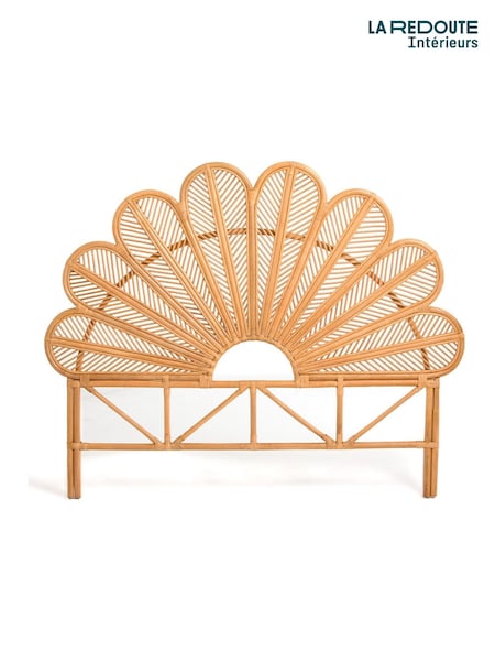 La Redoute Intérieurs Natural Paoni Floral Rattan Super King Headboard (F45430) | £280