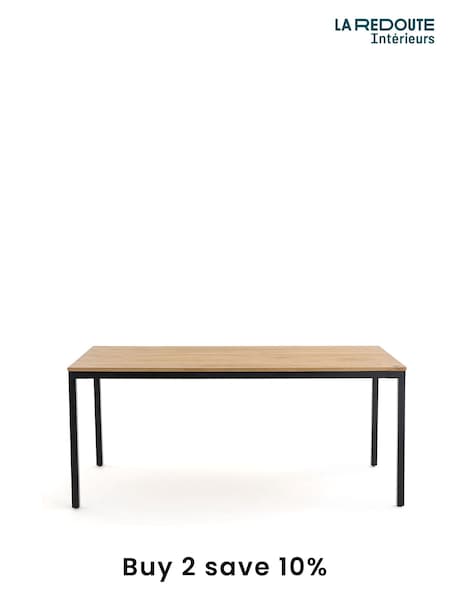 La Redoute Intérieurs Oak Nairobi Solid Oak 8 Seater Dining Table (F45471) | £510