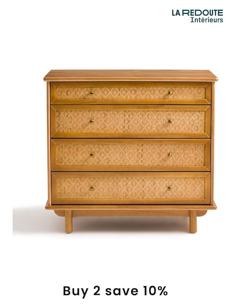La Redoute Intérieurs Dark Wood Orient Solid Pine Chest of Drawers (F45485) | £585