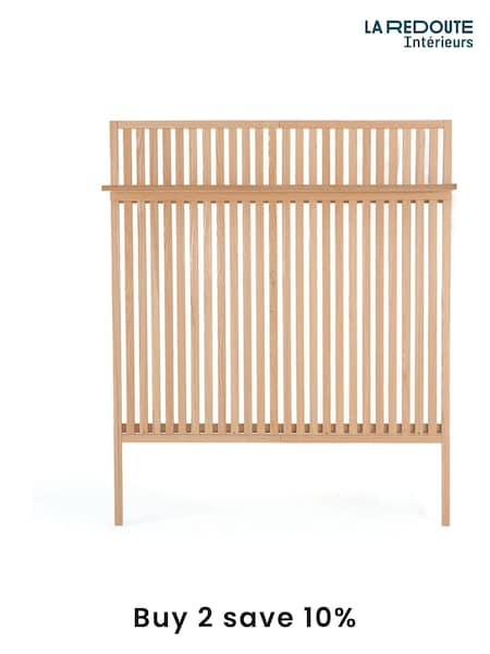 La Redoute Intérieurs Natural Theonie Double Headboard With Shelf (F45489) | £680