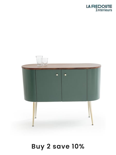 La Redoute Intérieurs Green Walnut Topim Bar Sideboard (F45517) | £525