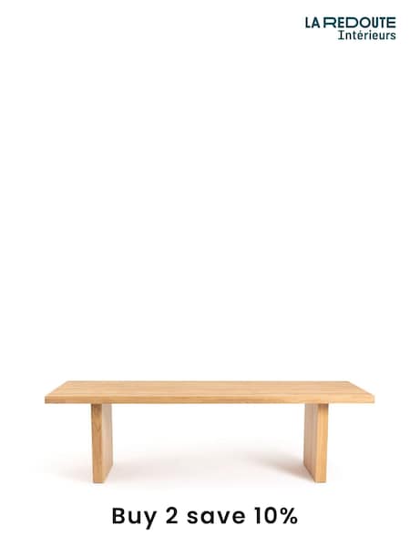 La Redoute Intérieurs Oak Vova Solid 8 to 10 Seater Dining Table (F45535) | £1,050