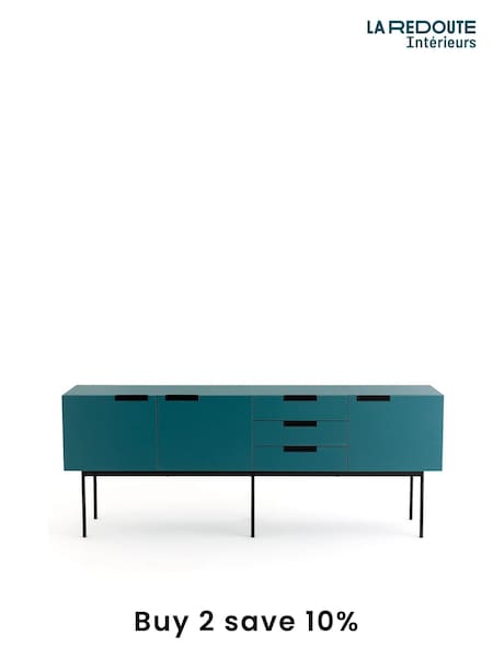 La Redoute Intérieurs Petrol Blue Treno Painted Sideboard (F45547) | £865