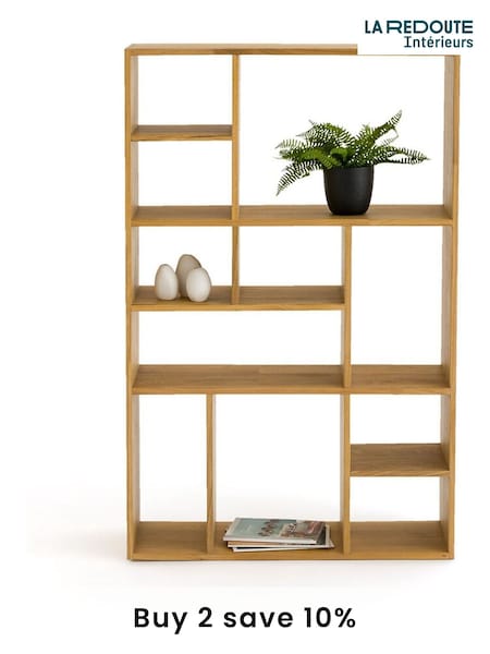La Redoute Intérieurs Oak Rymo Asymmetric Bookcase (F45553) | £510