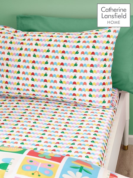 Catherine Lansfield Bright Curious Caterpillar Fitted Sheet (F45583) | £10 - £13
