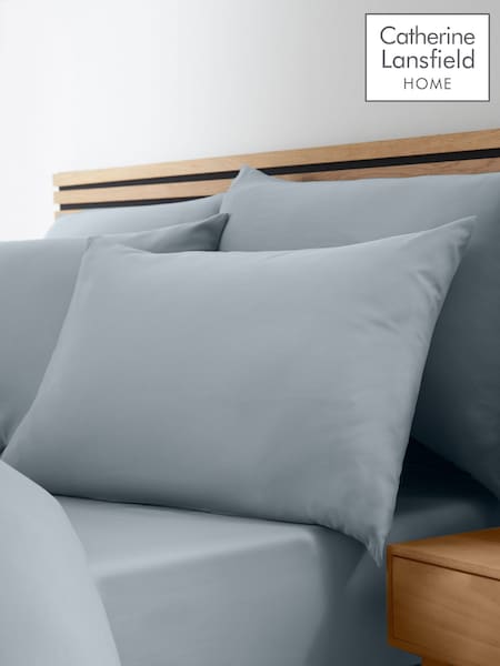 Catherine Lansfield Slate So Soft Non-Iron Fitted Sheet (F45584) | £10 - £13