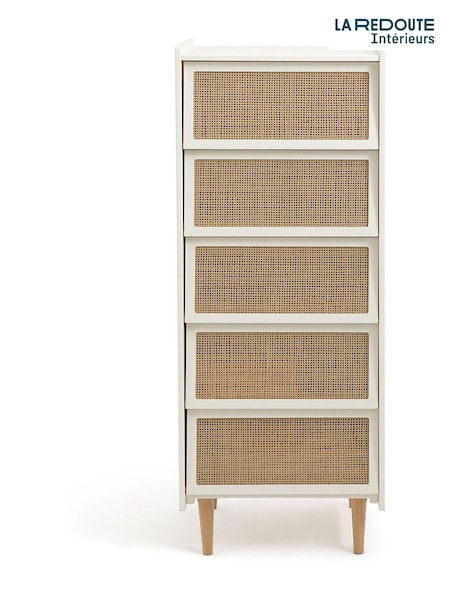 La Redoute Intérieurs Egg Shell Taga Dresser with 5 Cane Drawers (F45621) | £335