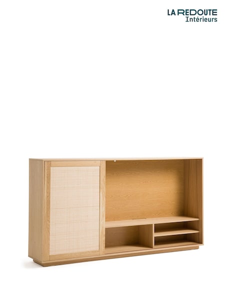La Redoute Intérieurs Oak Palano Veneer & Canework TV Unit (F45623) | £1,600