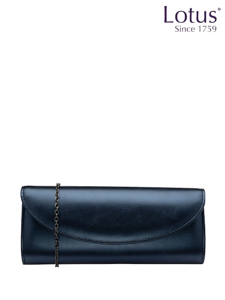 Lotus Blue Clutch Bag with Chain (F45709) | £50