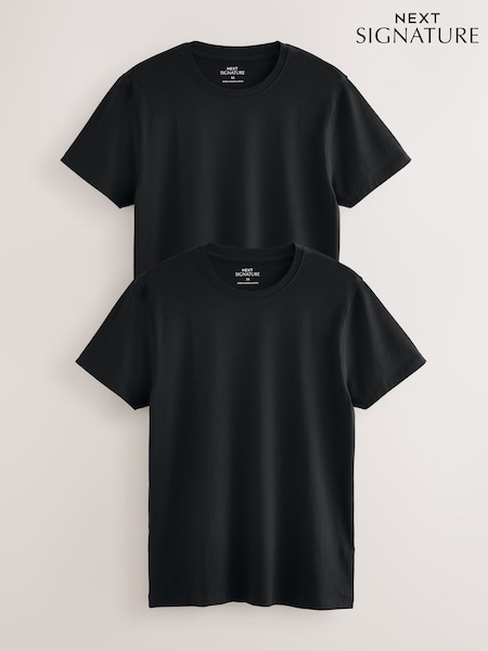 Black 2 Pack Comfort T-Shirt (F45997) | £20