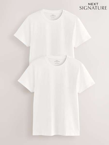 White 2 Pack Comfort T-Shirt (F46007) | £20