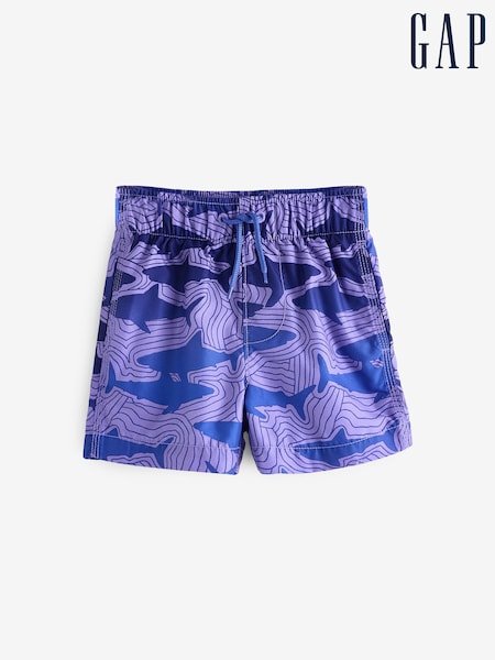 Gap Purple Drawstring Swimming Shorts (4-13yrs) (F46058) | £20