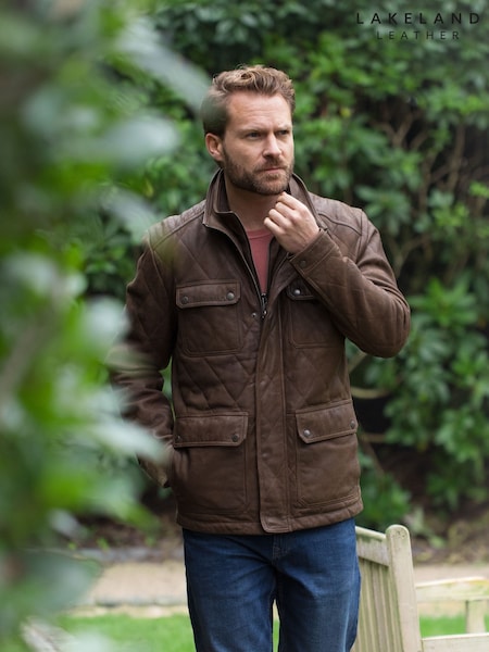 Lakeland Leather Brown Rusland Jacket (F46143) | £349