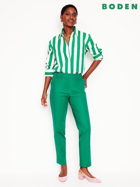 Boden Green Richmond 7/8 Trousers (F46212) | £76
