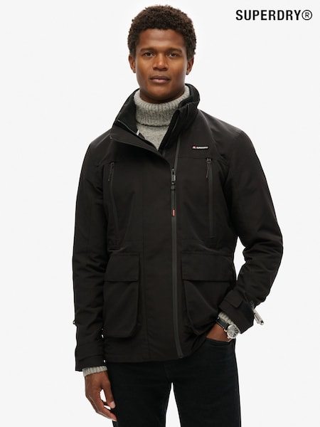 Superdry Black Non-Hooded Ultimate Windbreaker Jacket (F46380) | £90