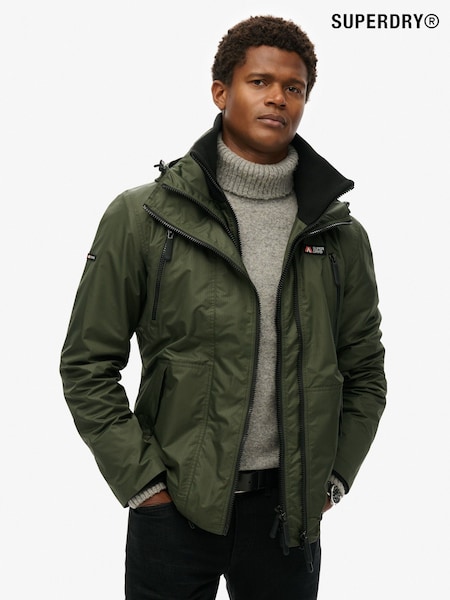 Superdry Green Hooded Mountain Windbreaker Jacket (F46386) | £90