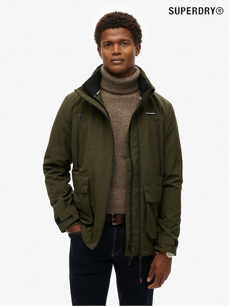 Superdry Green Non-Hooded Ultimate Windbreaker Jacket (F46391) | £90