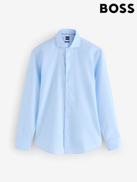BOSS Blue Slim Fit Hank Shirt (F46456) | £99
