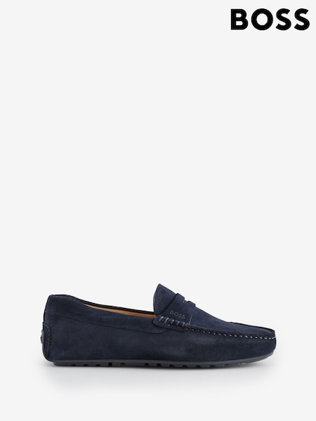BOSS Blue Noel Loafers (F46460) | £199