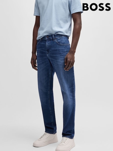BOSS Blue Regular Fit Maine Denim Jeans (F46462) | £129