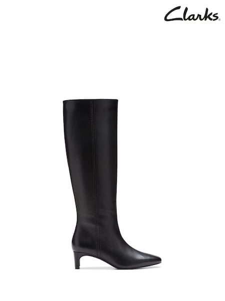 Clarks Black Clarks Edina Tall Boots (F46508) | £130