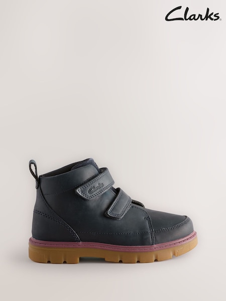 Clarks Black Lorcam Hi Boots (F46510) | £52 - £54