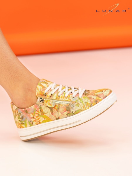 Lunar Orange Nicole Trainers (F46726) | £50