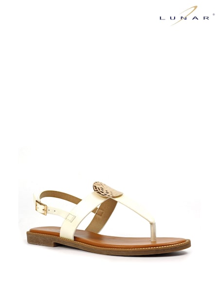 Lunar Pascal White Sandals (F46759) | £37