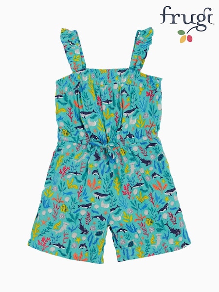 Frugi Blue Annabelle Jumpsuit (F46833) | £30 - £32