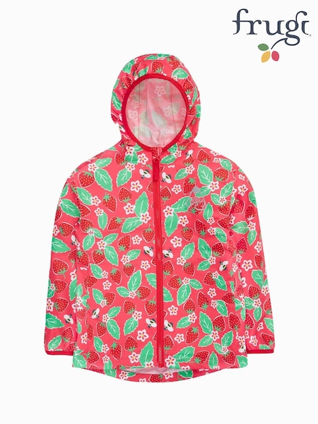 Frugi Green Dinosaur Waterproof Jacket (F46940) | £37 - £40