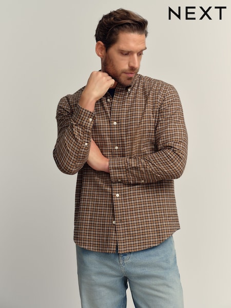 Neutral Long Sleeve Check Shirt (F47098) | £28