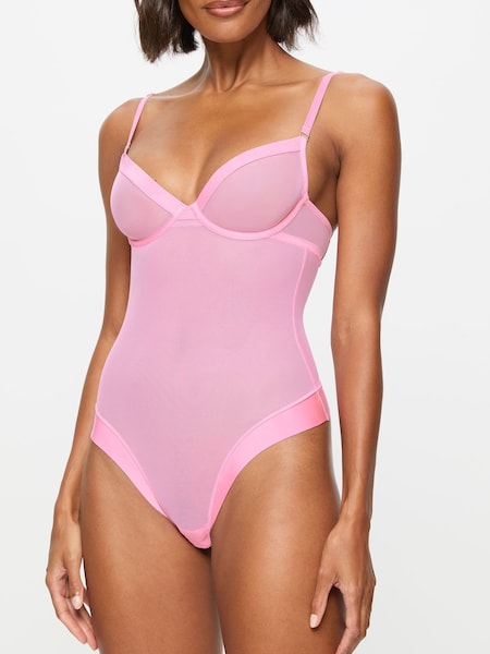 KBX Pink Zadie Mesh Underwired Body (F47123) | £24