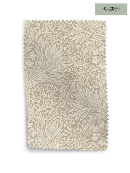Morris & Co Linen Natural Marigold by Morris and Co Upholstery Swatch (F47201) | £0