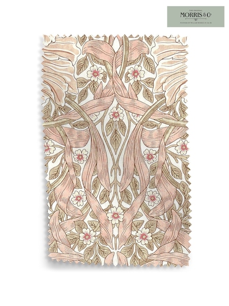 Morris & Co Cochineal Pink Pimpernel by Morris and Co Upholster Swatch (F47203) | £0