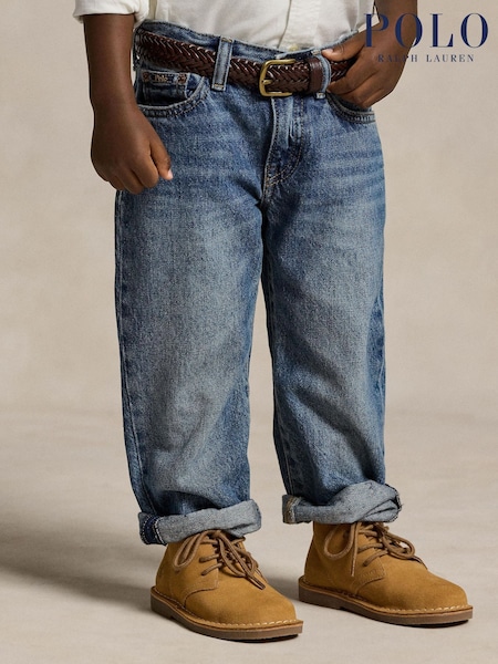 Polo Ralph Lauren Blue Classic Relaxed Denim Jeans (F47224) | £79