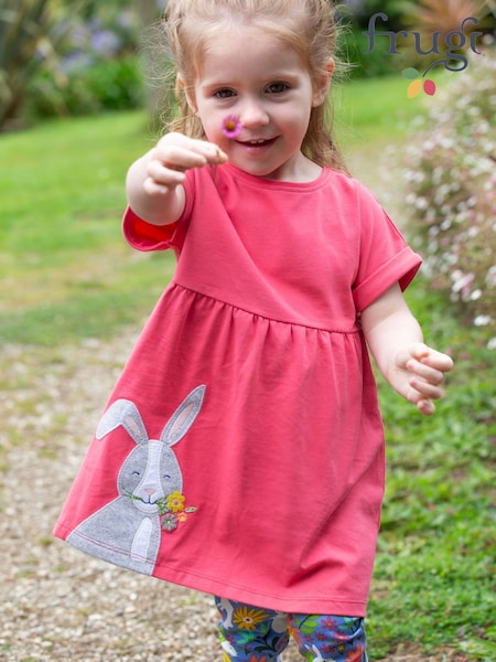 Frugi Pink Easter Bunny Outfit - Kids' Clothing Set (F47268) | £30 - £32