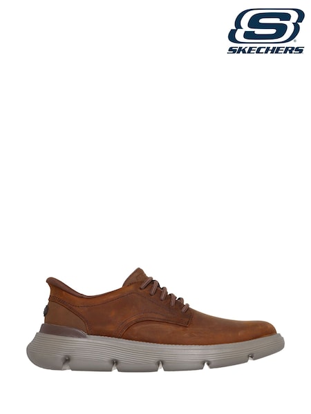 Skechers Light Brown Garza Duran Shoes (F47304) | £79