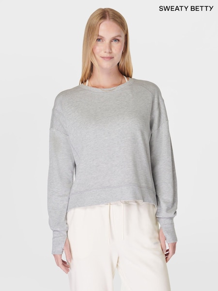 Sweaty Betty Dark Grey After Class Sweatshirt (F47521) | £45