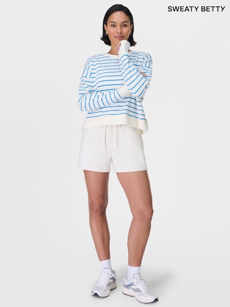 Sweaty Betty Blue After Class Sweatshirt (F47539) | £45