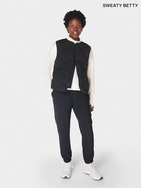 Sweaty Betty Black Explorer Cargo Joggers (F47642) | £118