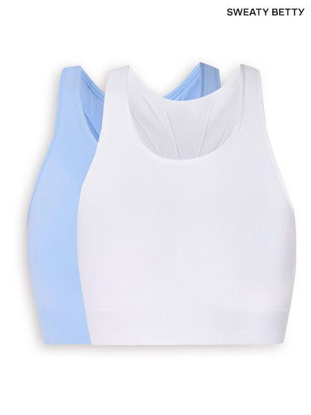 Sweaty Betty White Stamina Seamless Bra (F47704) | £45