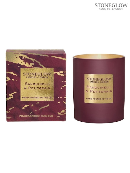 Stoneglow Sanguineli & Petitgrain Luna Scented Candle (F47745) | £28