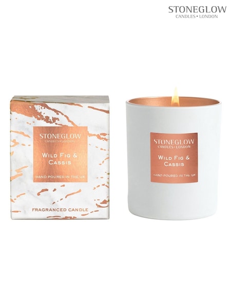 Stoneglow Wild Fig & Cassis Luna Scented Candle (F47748) | £28
