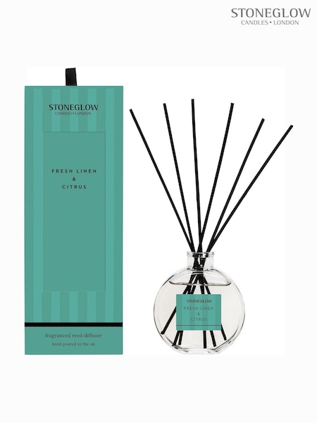 Stoneglow Green Modern Classics Fresh Linen & Citrus Reed Diffuser (F47754) | £24