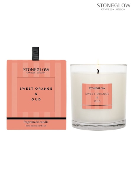 Stoneglow Sweet Orange & Oud Modern Classics Scented Candle (F47755) | £23